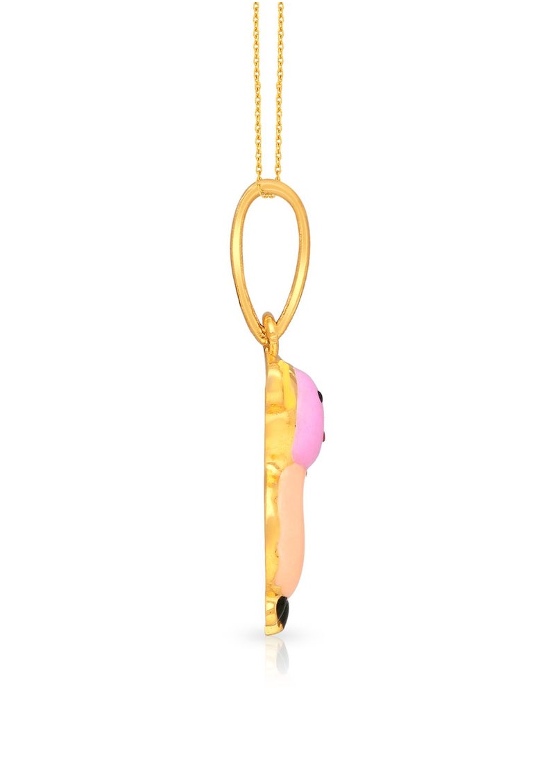 Malabar Gold and Diamonds - 22 Carat 916 Purity Yellow Gold Pendant PD3229679Y For Girls - Image 1