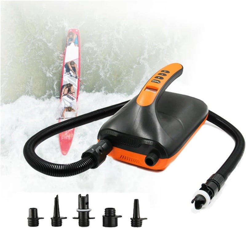 Air Pump, 20PSI SUP Board Pump with Auto Shut Off Electric Air Pump LCD Display Portable Air Compressor for Inflatables Boats,Electric Air Pump - Image 4