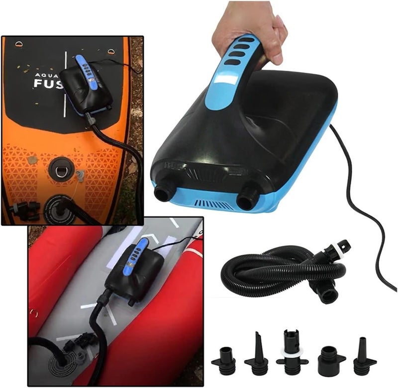 Air Pump, 20PSI SUP Board Pump with Auto Shut Off Electric Air Pump LCD Display Portable Air Compressor for Inflatables Boats,Electric Air Pump - Image 2