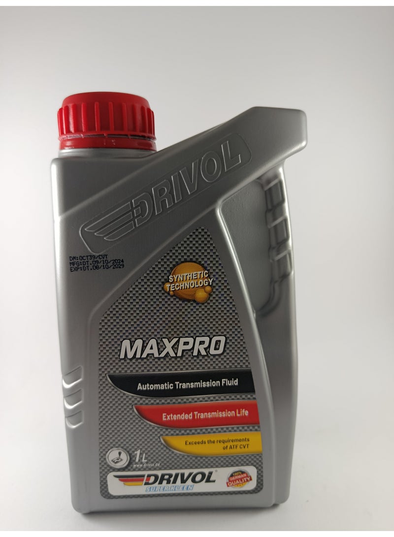 زيت ناقل الحركة الأوتوماتيكي DRIVOL MAXPRO المصنوع في ألمانيا، 1 لتر - ATF CVT