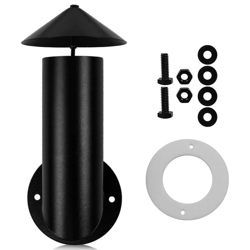 COMVIEE Pellet Grill Smoke Stack Chimney Replacement for Pit Boss Traeger Camp Chef, Replacement Stack Smoker Kits with Umbrella, Gasket, Screw, Locking Washer & Washer - Image 1