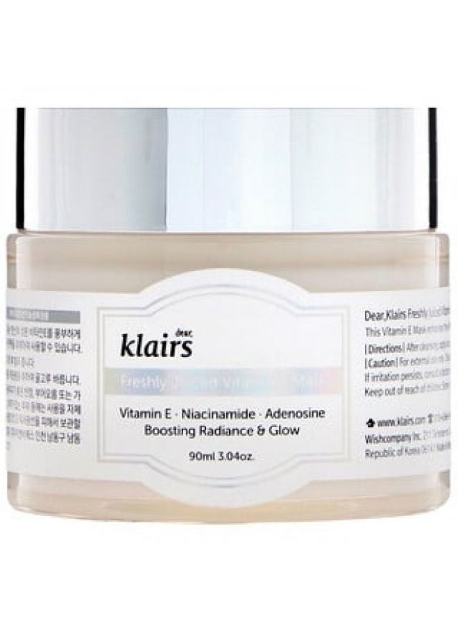 DEAR - Dear Klairs Freshly Juiced Vitamin E Beauty Mask 3.04 oz 90 ml - Image 1