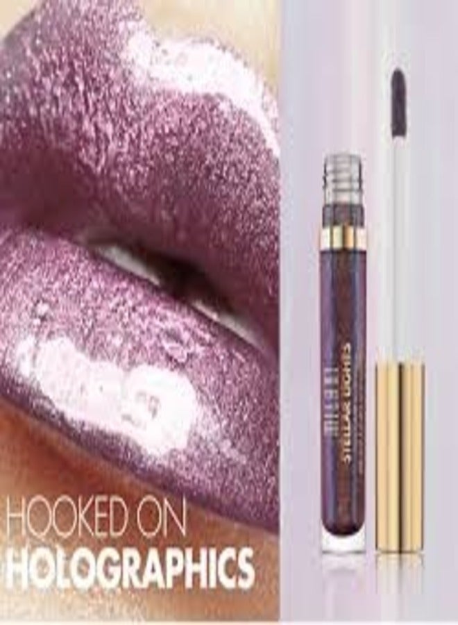 Milani Stellar Lights Holographic Lip Gloss #06: Kaleidoscopic Purple – High-Shine, Multi-Dimensional Finish | Lightweight, Non-Sticky Formula | 6ml - Image 2