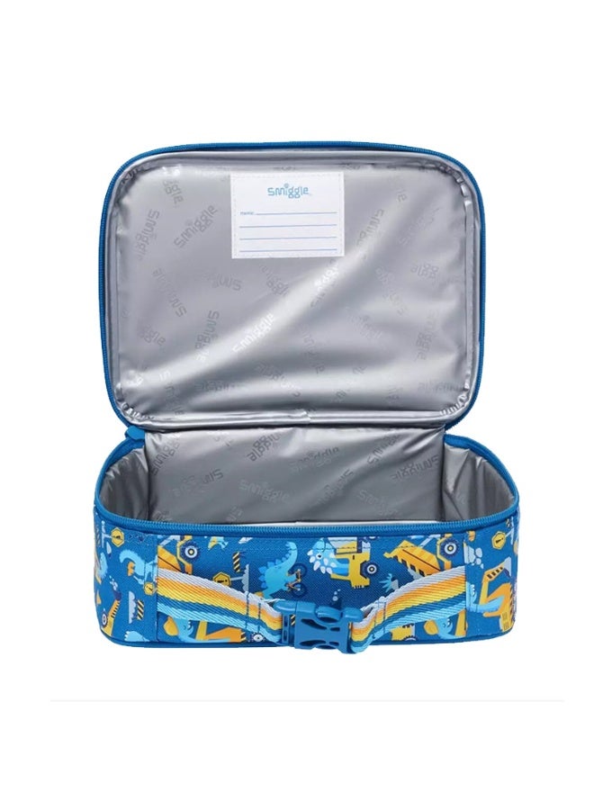 Smiggle Dinosaur Construction Vehicle Series Children's Insulated Lunch Bag - Image 2