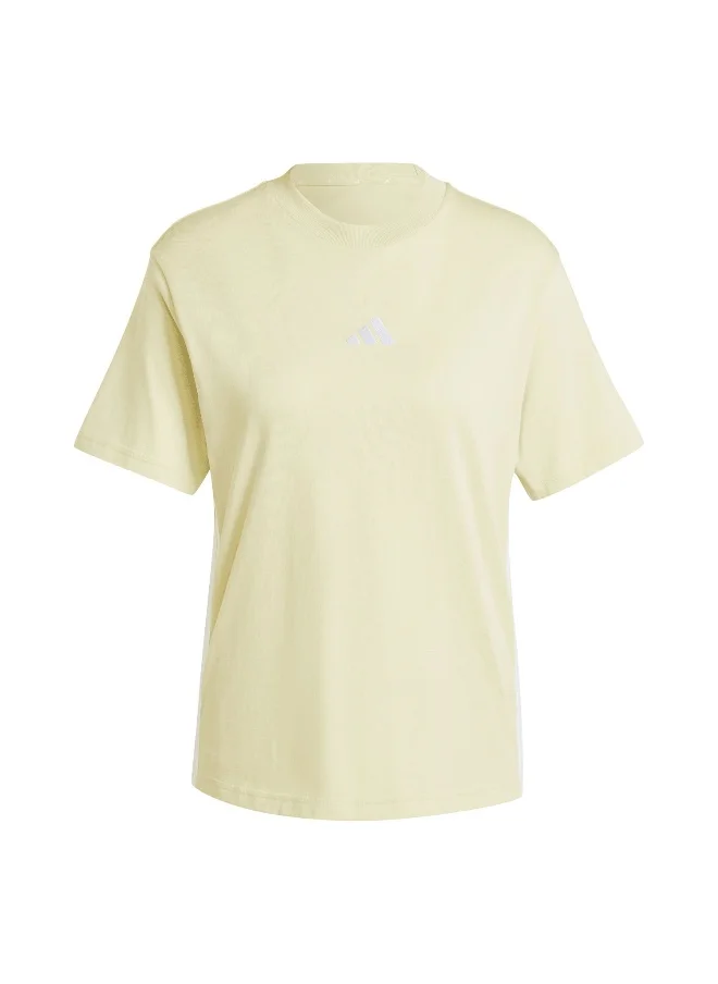 اديداس adidas essentials 3-stripes cotton women t-shirt