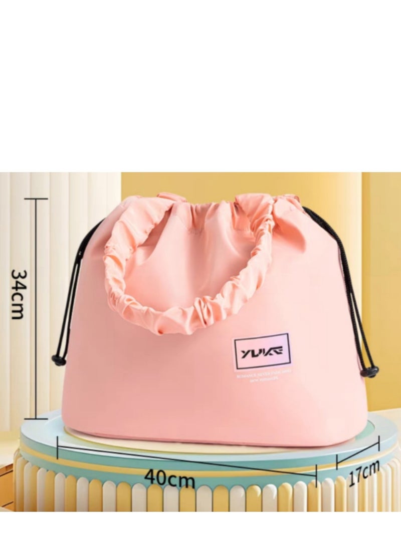 YUKE Pink fitness bag with dry wet separation swimming bag - Image 3