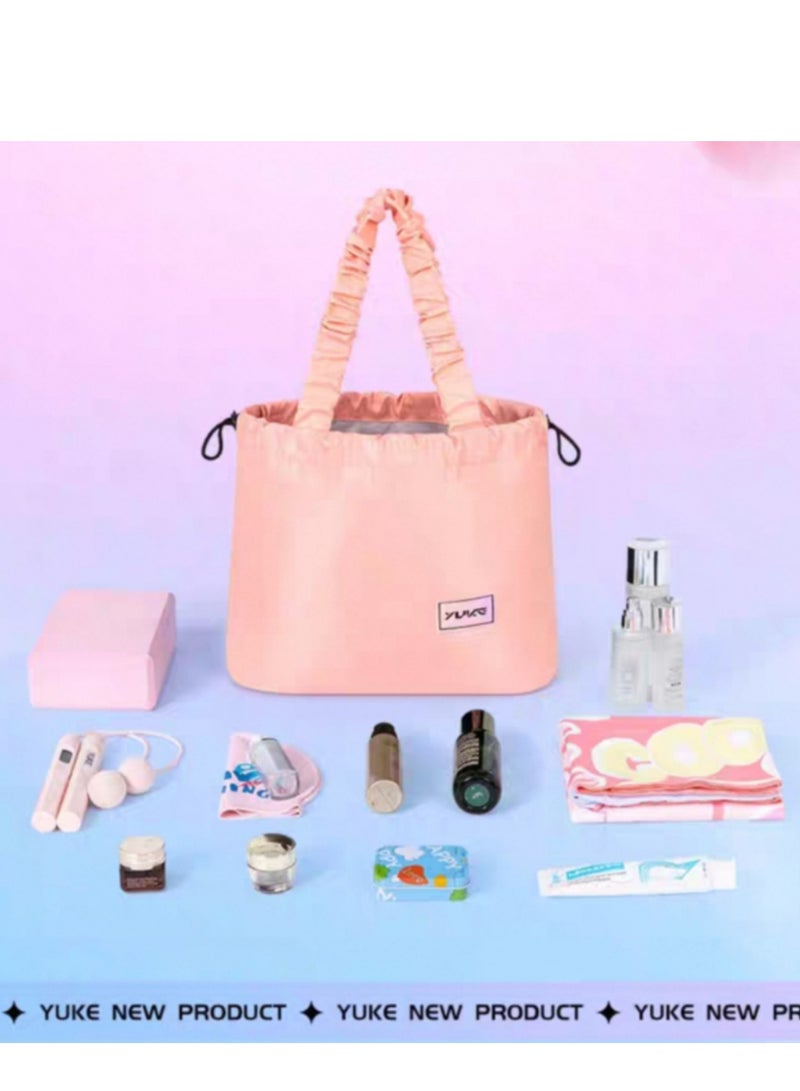 YUKE Pink fitness bag with dry wet separation swimming bag - Image 5