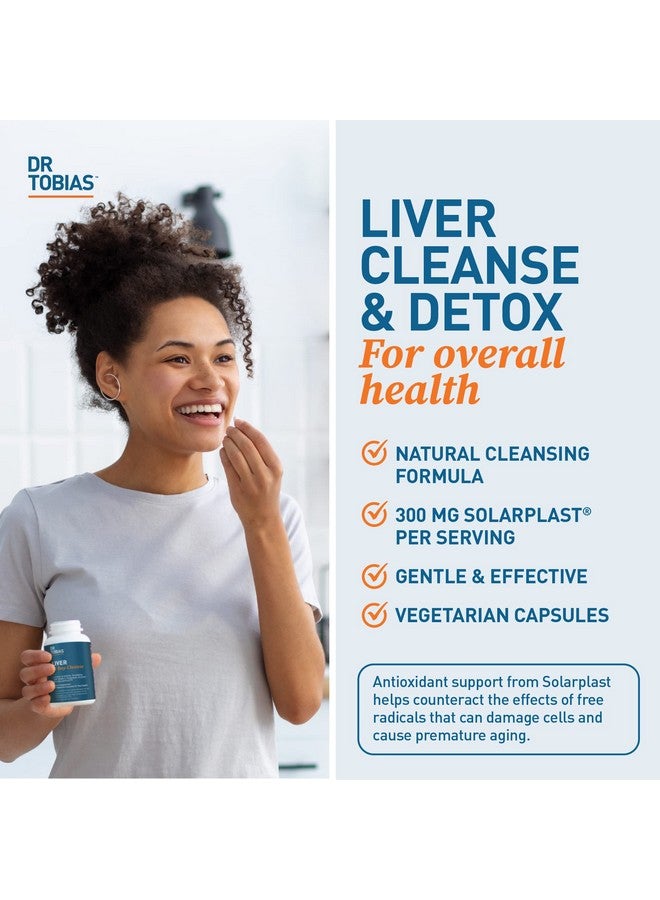 Dr. Tobias Liver 21 Day Cleanse, Herbal Liver Detox Cleanse with Solarplast, Artichoke, Milk Thistle & Dandelion Extract, 63 Vegetable Capsules (3 Daily) - Image 4
