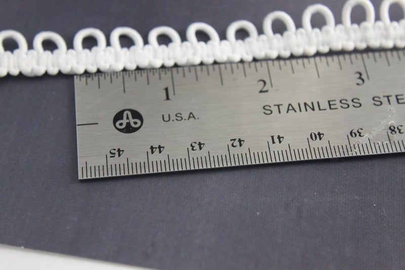 Nakpunar Nakpunar 12 White Elastic Button Loops  Adjacent  - Image 3