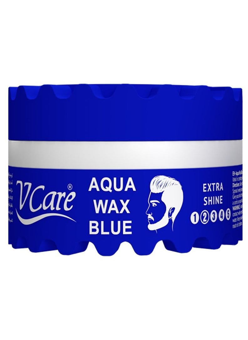 VCare - Vcare Aqua Hair Wax Blue - "Extra Shine and Glamour with Every Use, Non Greasy" 150ml - Image 1