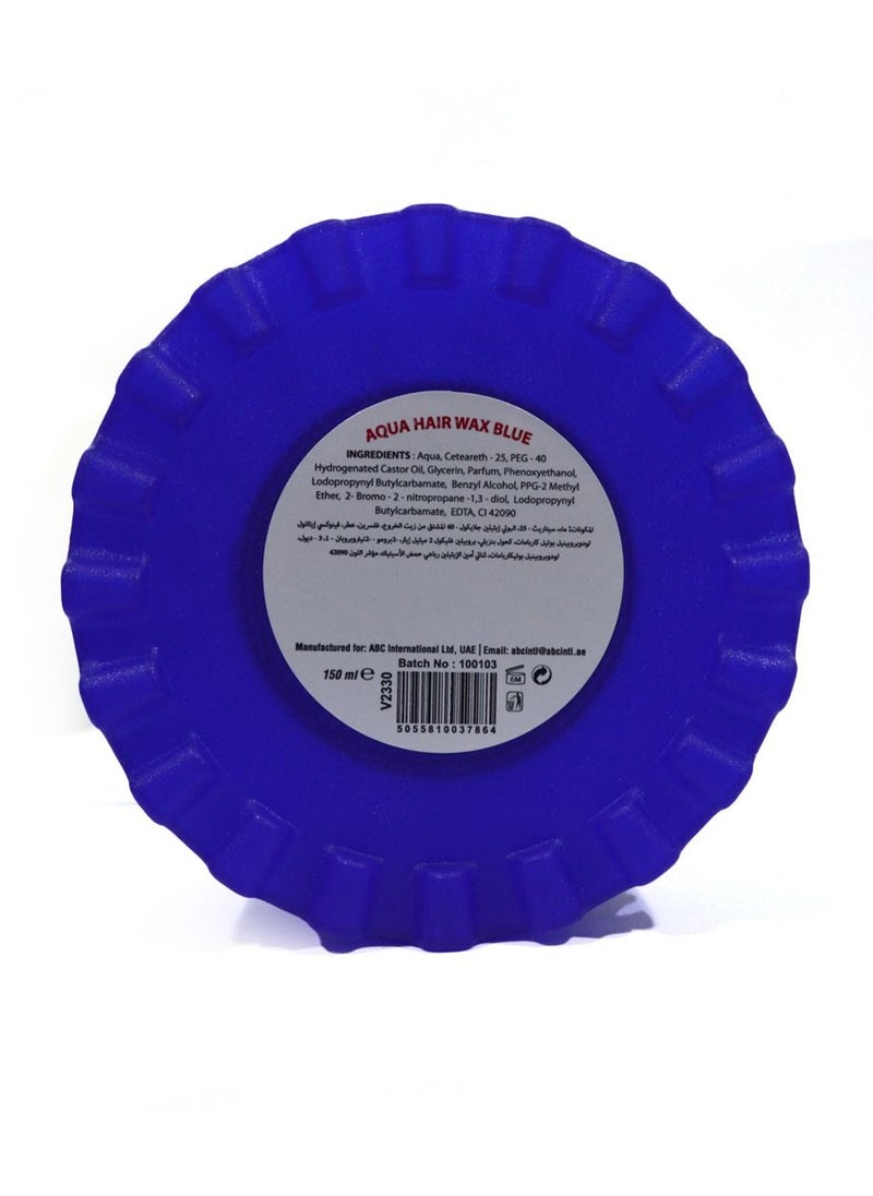 VCare - Vcare Aqua Hair Wax Blue - "Extra Shine and Glamour with Every Use, Non Greasy" 150ml - Image 1