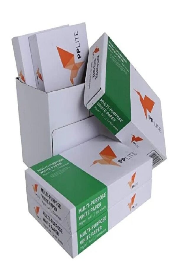 April PP Lite  A4 Paper 80gsm A4 Size, 5 reams per Carton Box  - Image 2