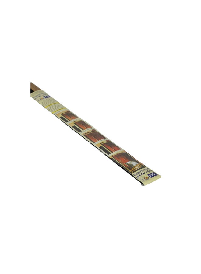 Mazaya Top Notch Corrision Resistance Door Bottom Brush Brown and Black 120 cm DDC2-02 - Image 3