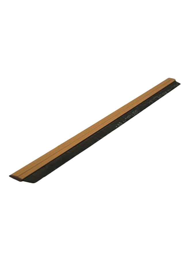 Mazaya Top Notch Corrision Resistance Door Bottom Brush Brown and Black 120 cm DDC2-02 - Image 1