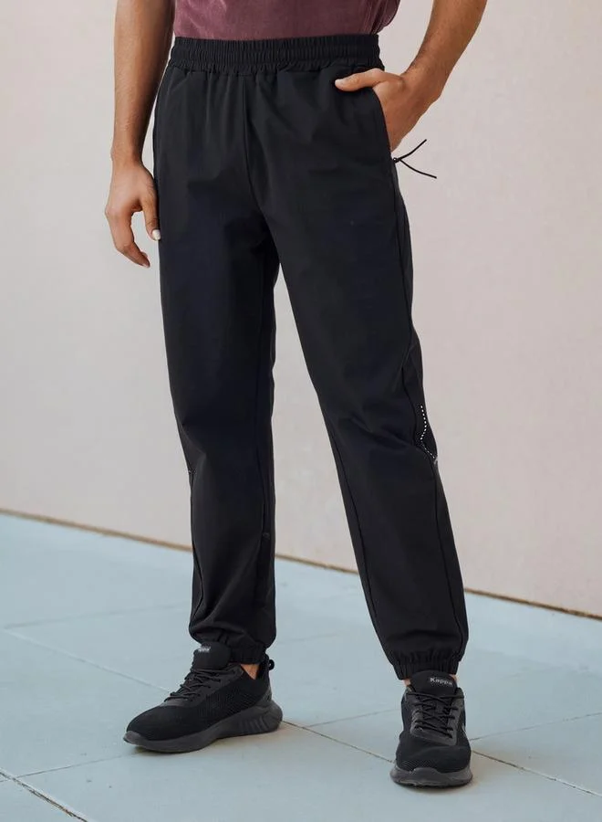 Regular Fit Joggers with Pockets