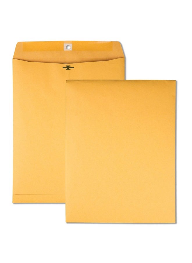 Quality Park High Bulk Clasp Envelopes Gummed Brown Kraft 10 X 13 100 Per Box (37892) - Image 4