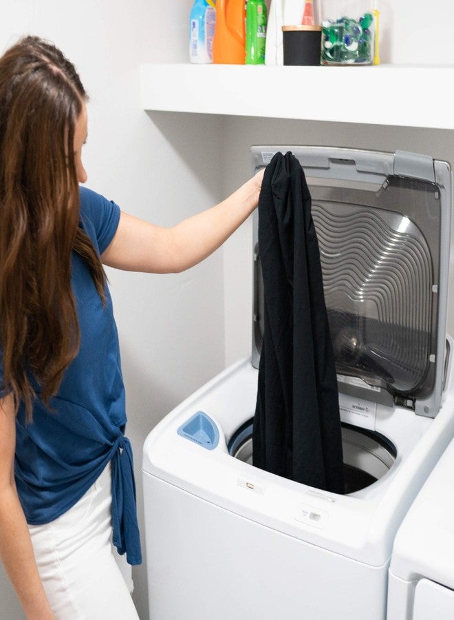 SHEETWORLD.COM SheetWorld Fitted 100% Cotton Jersey Bassinet Sheet 15 x 33, Solid Black, Made in USA - Image 4