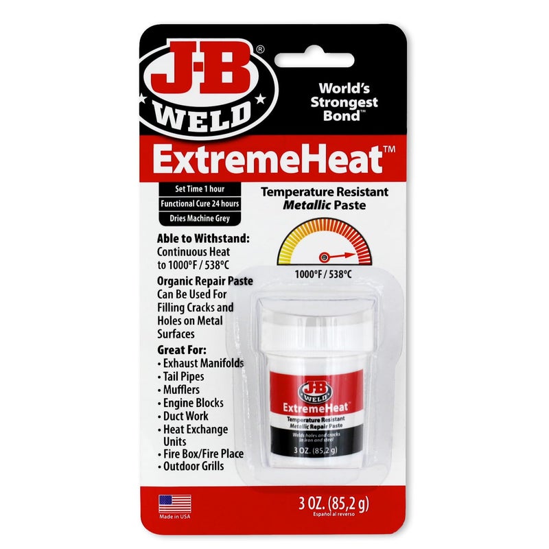 JB WELD معجون معدني مقاوم لدرجات الحرارة العالية J-B Weld 37901 ExtremeHeat - 3 أونصات - Image 4