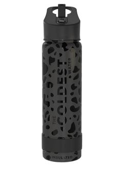THE COLDEST WATER COLDEST BOTTLE BLACK LEOPARD 24OZ  - Image 1