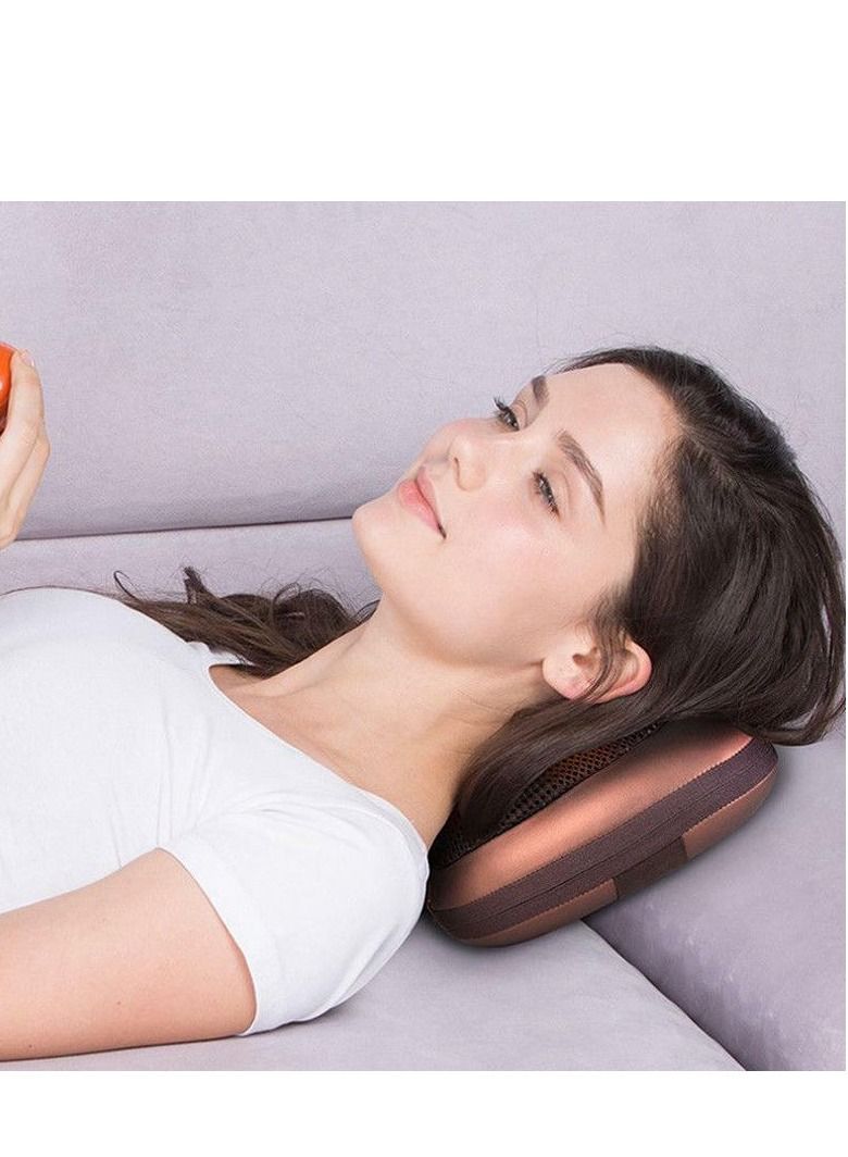 ELTRAZONE Body Massage Pillow neck massager cushion seat stress pain relief relax massage Car or Electronic Massage Pillow Massager 4 Ball Neck Shoulder Massager Back Massager Home Office - Image 4