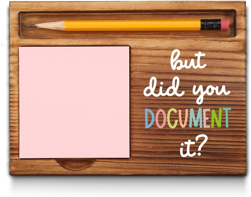 akeke Funny Sticky Note Holder Appreciation Thank You Gifts for HR, Administrative Profession, Nurse, Special Education Teacher, Behavior Tech, Behavior Analyst Self-Stick Note Pad Holders GAA41 - Image 1