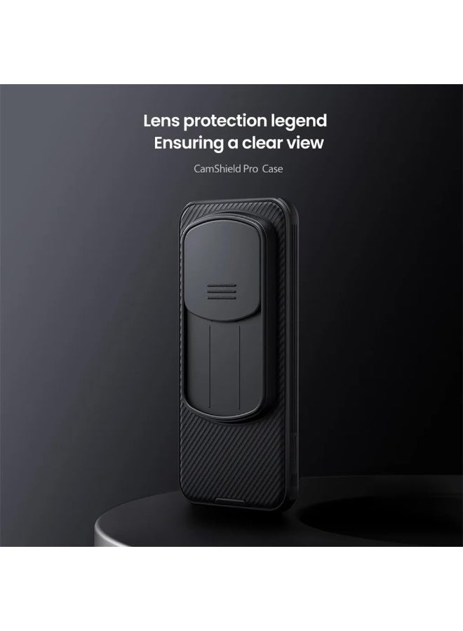 VKL حافظة متوافقة مع Honor Magic 8 Pro، غطاء كاميرا منزلق لحماية الخصوصية، غير قابل للانزلاق، مضاد للصدمات، حافة TPU صلبة مع غطاء خلفي واقي من PC - Image 2