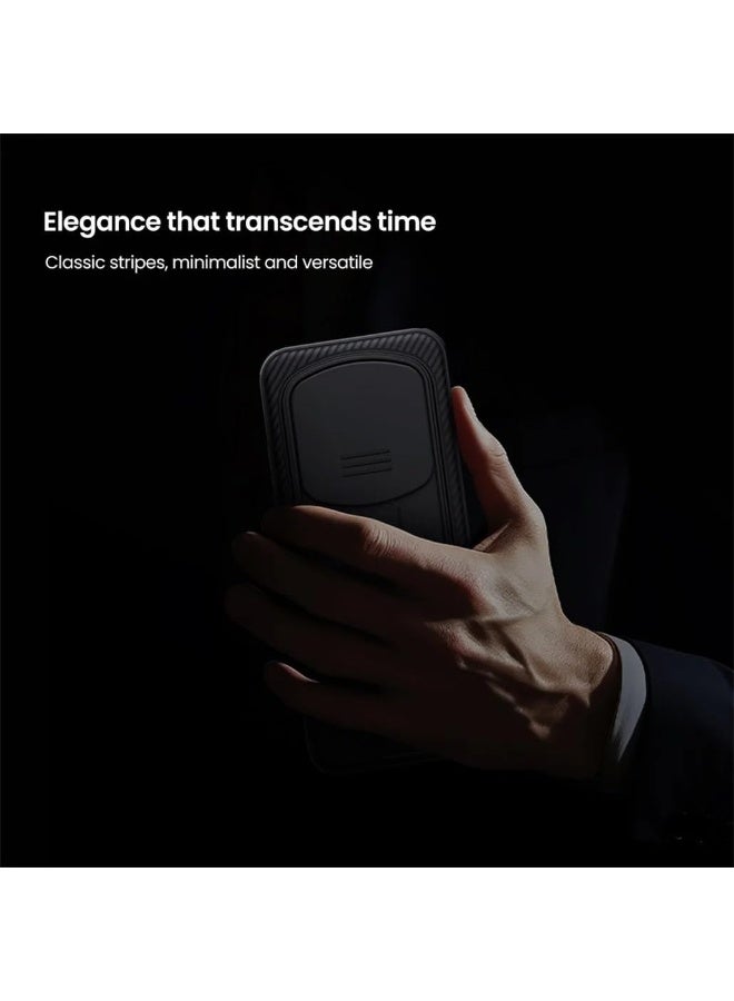 VKL حافظة متوافقة مع Honor Magic 8 Pro، غطاء كاميرا منزلق لحماية الخصوصية، غير قابل للانزلاق، مضاد للصدمات، حافة TPU صلبة مع غطاء خلفي واقي من PC - Image 5