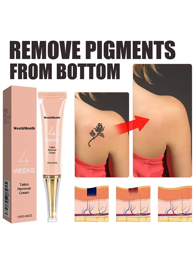 West&Month Tattoo Removal Cream - Skin pigment erasing cream，Fast Acting Tattoo Removal Cream Permanent Tattoo Removal Cream Skin Pigmentation Removal Cream Painless Tattoo Removal Quickly Absorbs Without Scar - Image 1