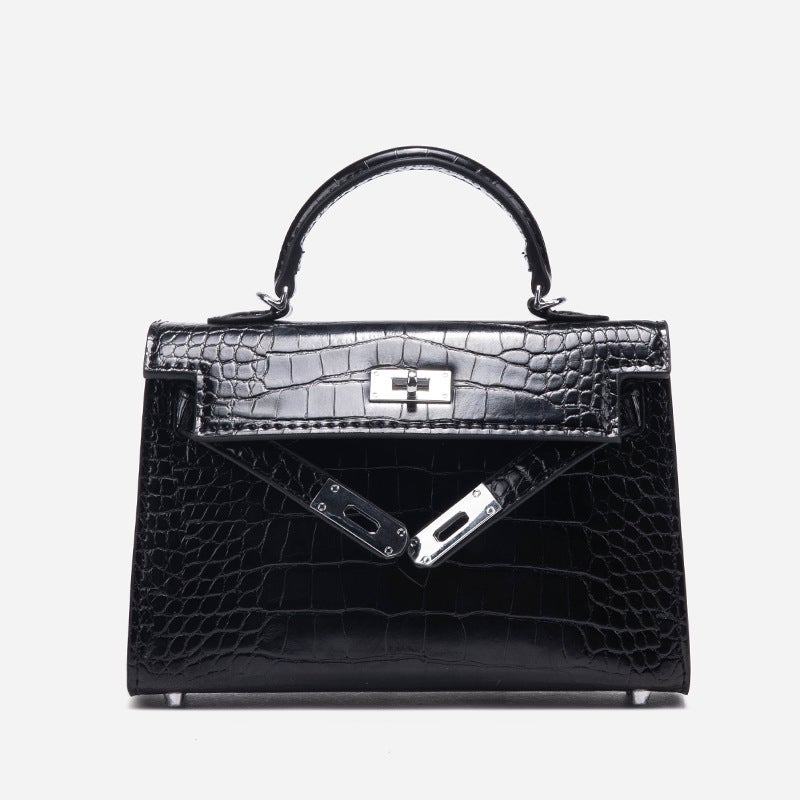 Fashionable Crocodile Kelly Bag Kelly Mini Second Generation Shoulder Crossbody Women'S Bag Women'S Handbag Mini - Image 1