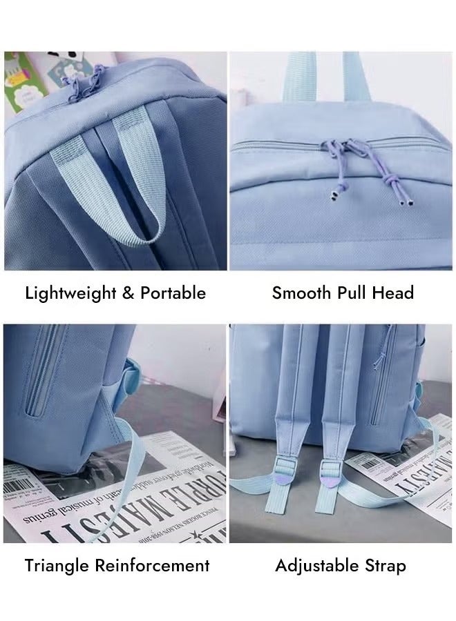 School Bags, Backpacks, Messenger Bags, Study Pencil Bags, School Bag Sets, Large Capacity Girls Backpack Sets, Fashionable Waterproof Children's Youth Students School, Backpacks With Toys And Pendants, Casual Style Single Shoulder Messenger Bags For Women  - Image 4
