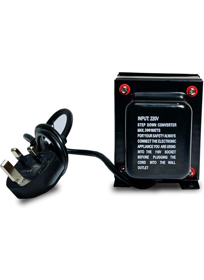 melfi Melfiâ„¢ Step Down Transformer. 220 Volt to 110 Volt Voltage Power Converter (300Watts)  - Image 2