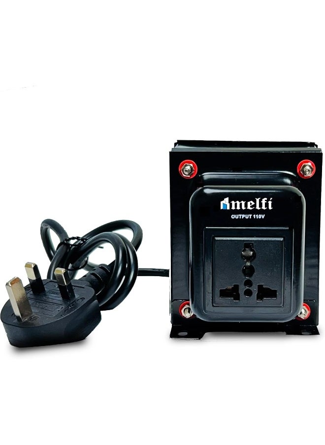 melfi Melfiâ„¢ Step Down Transformer. 220 Volt to 110 Volt Voltage Power Converter (300Watts)  - Image 1