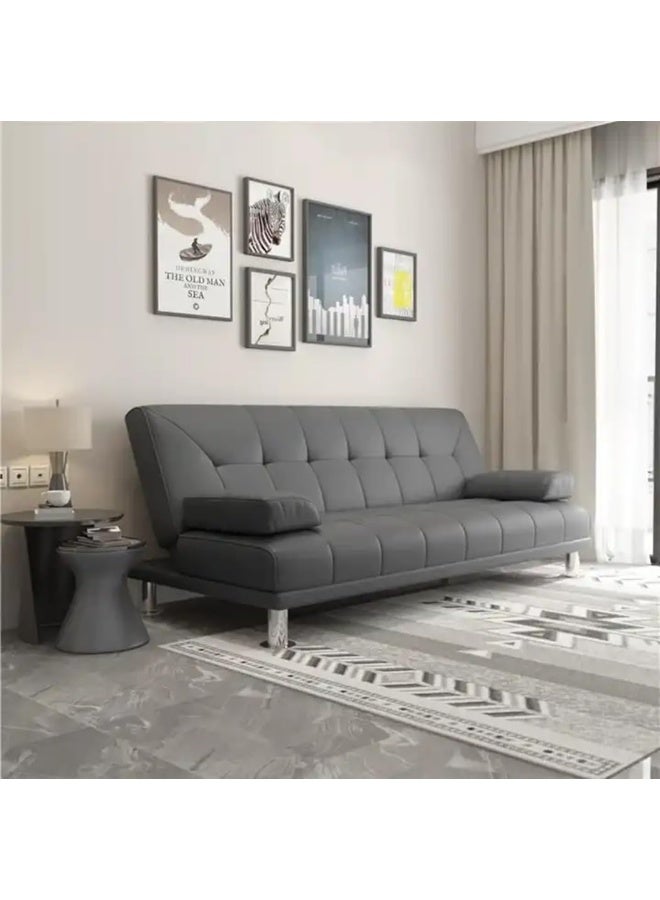Comfynest Modern and Unique Design Sofa Bed For Your Living Room (Grey)