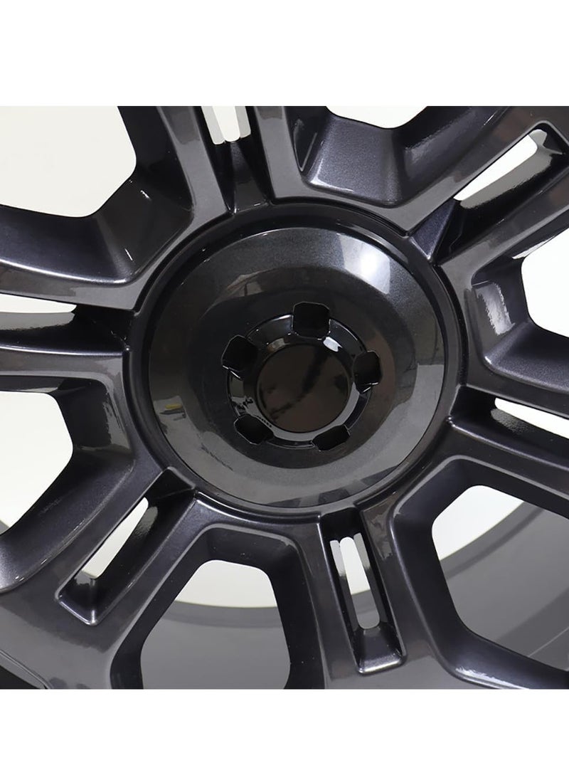 Oasisgalore Jetour Traveller T2 Black Wheel Hub Cover - Replacement Parts, Bright Black, Auto Accessories  - Image 5