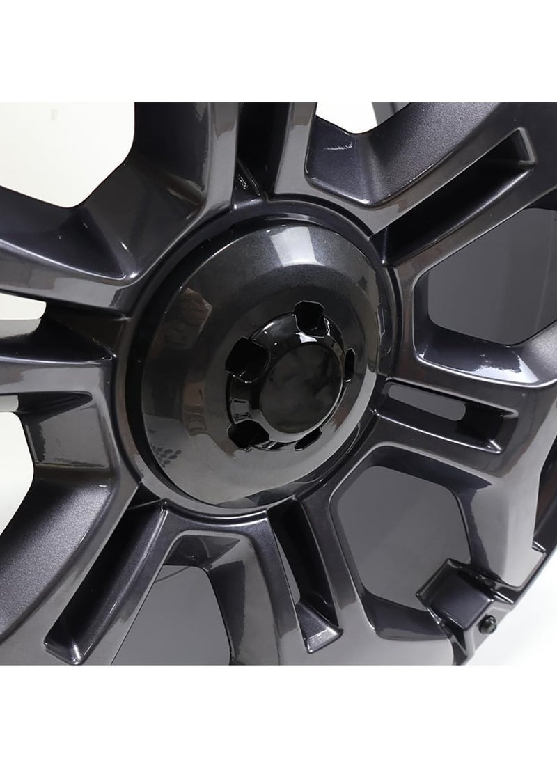 Oasisgalore Jetour Traveller T2 Black Wheel Hub Cover - Replacement Parts, Bright Black, Auto Accessories  - Image 3