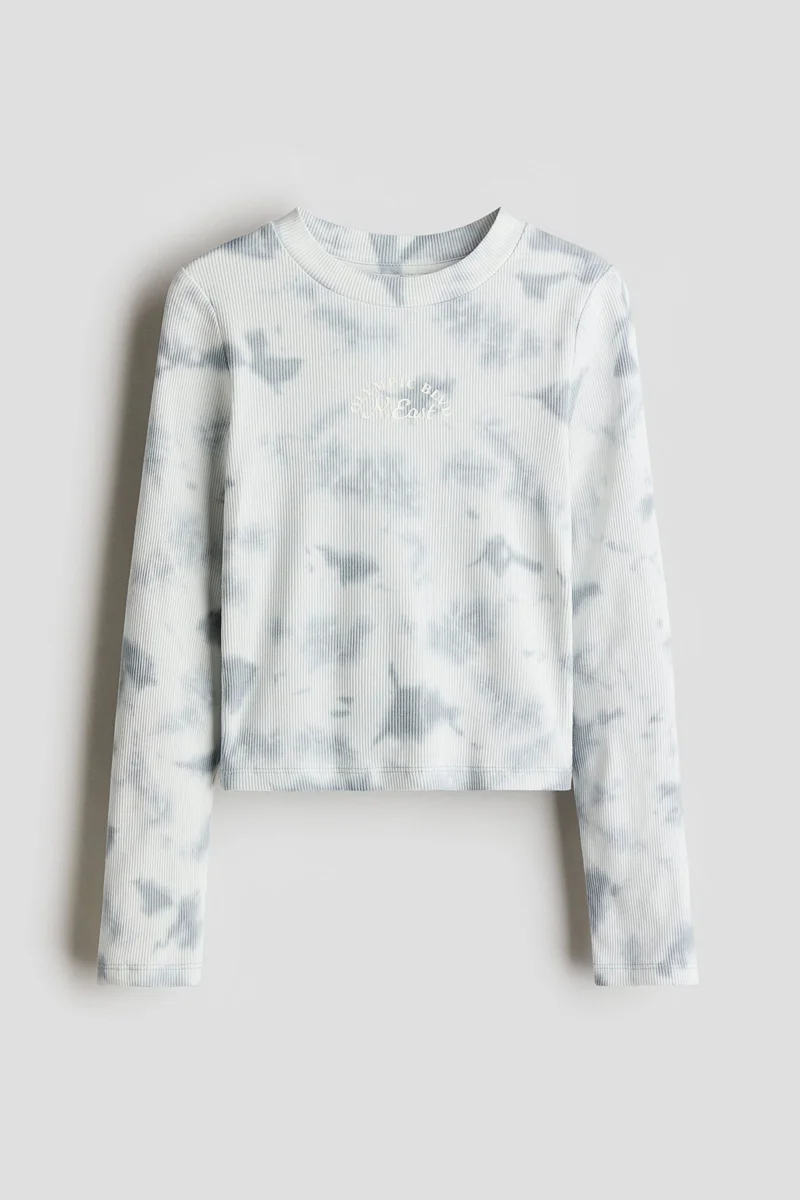 H&M Ribbed cotton top