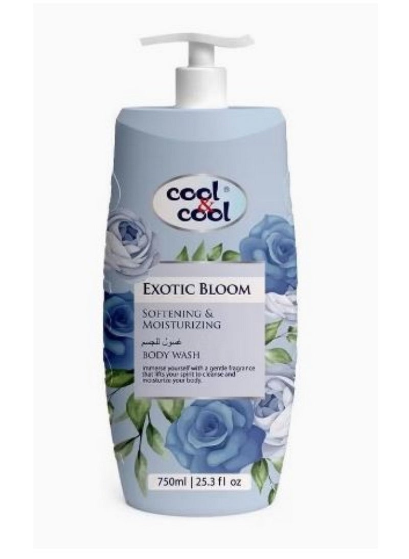 كول اند كول غسول الجسم المنعم والمرطب إكزوتيك بلوم 750 مل - Image 1