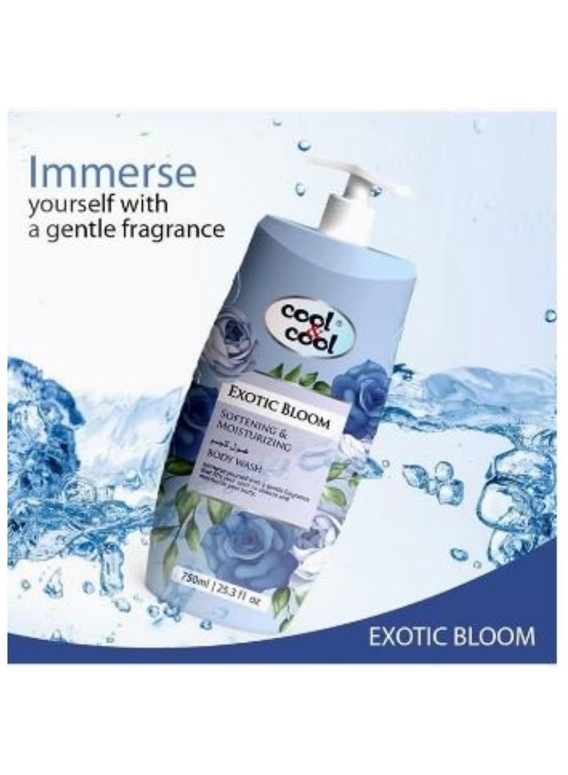 كول اند كول غسول الجسم المنعم والمرطب إكزوتيك بلوم 750 مل - Image 3