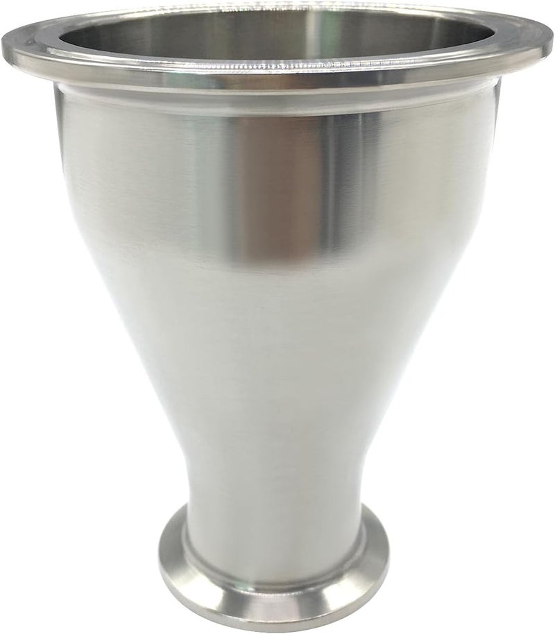beduan Reducer Tri Clamp Ferrule Stainless Steel 304 Sanitary Fitting 3" Tube OD to 1.5" Tube OD (Pack of 1) - Image 4