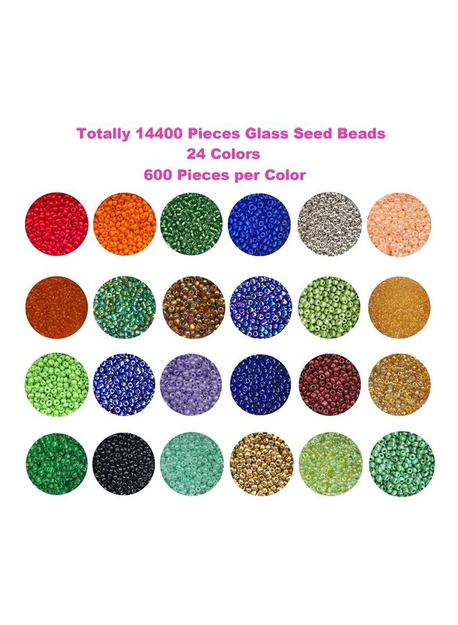 NIBEMINENT Glass Seed Bead Craft Set - Image 3