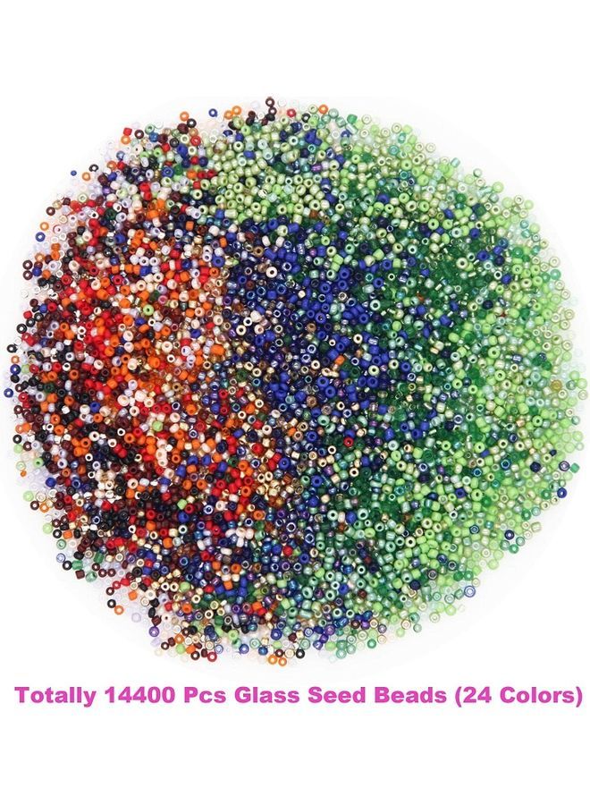 NIBEMINENT Glass Seed Bead Craft Set - Image 2