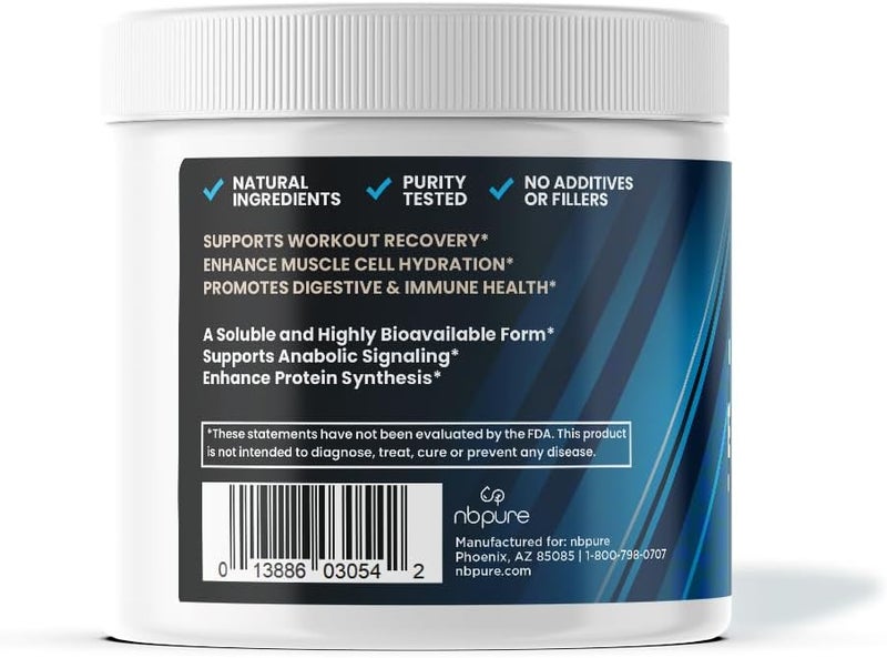 nbpure Performance Glutamine PepForm Glutamine Peptides  NonGMO Muscle Recovery  Gut Health  Leaky Gut Immune Support - Image 2