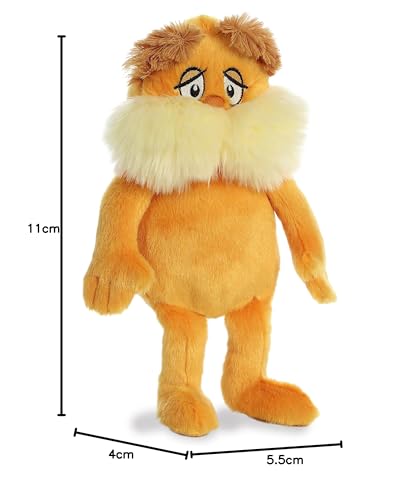 Aurora Whimsical Dr. Seuss The Lorax Stuffed Animal - Magical Storytelling - Officially Licensed - Orange 12 Inches - Image 5