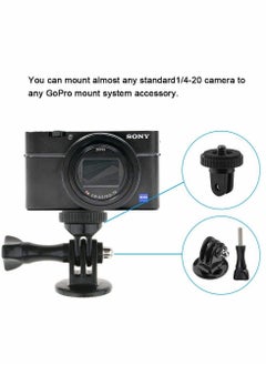 Generic Tripod Adapter Mount with 1/4" Screw Camera, Compatible action camera 7 6 5 4 3 3+ 2 1 Session Black Silver for SJ4000, forSJ5000 Xiaomi Action Cameras  - Image 3