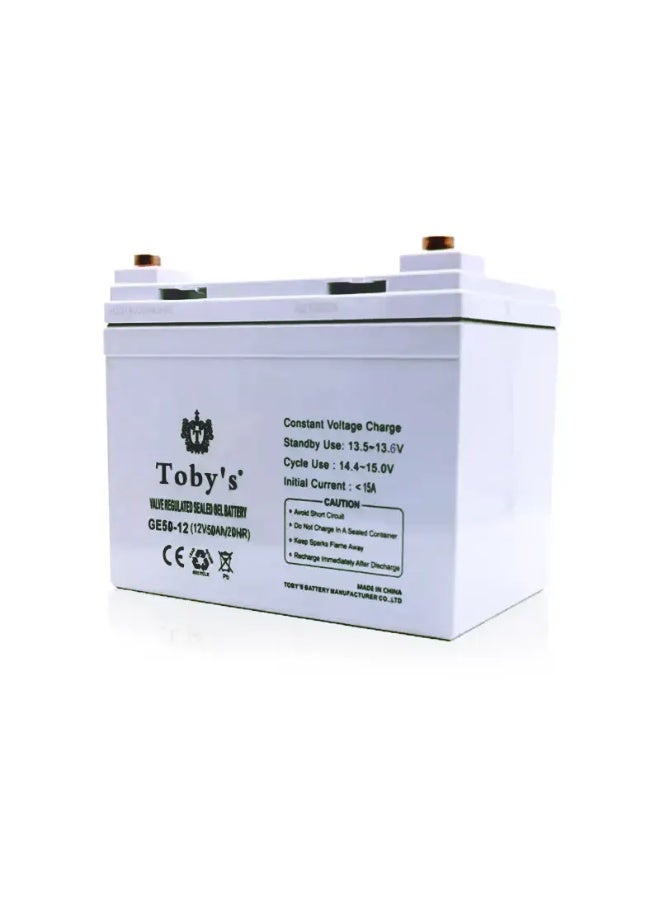 توبيز بطارية توبي BTY 50A، سعة 50000 مللي أمبير/ساعة، قابلة لإعادة الشحن مع محول طاقة 220 فولت، مثالية للتخييم - BTY 50A - Image 2