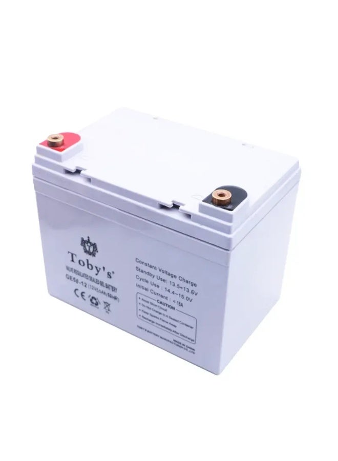 توبيز بطارية توبي BTY 50A، سعة 50000 مللي أمبير/ساعة، قابلة لإعادة الشحن مع محول طاقة 220 فولت، مثالية للتخييم - BTY 50A - Image 3