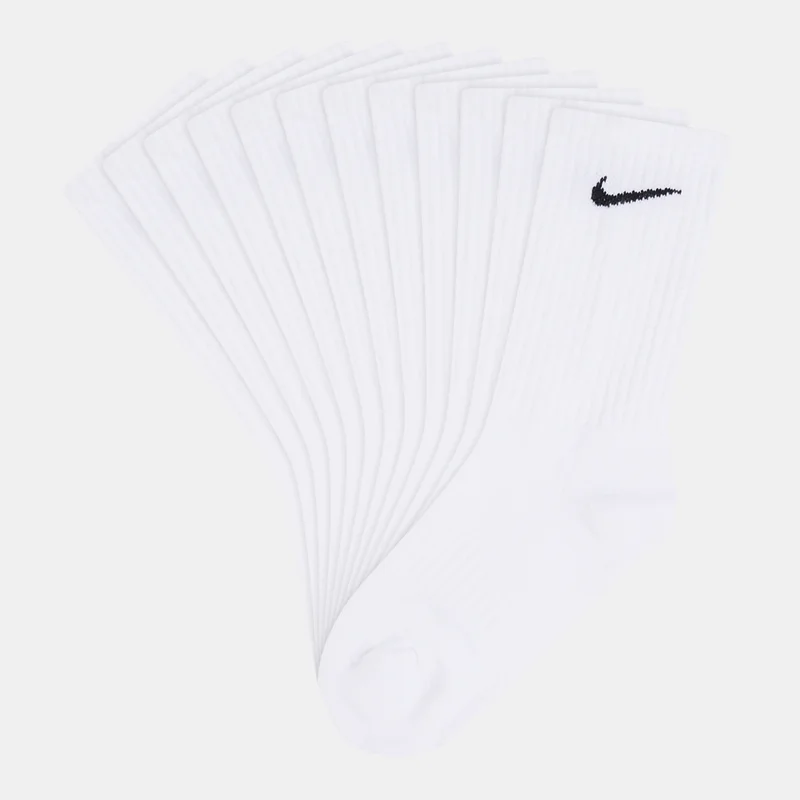 Nike White Men's Everyday Cushioned Training Crew Socks (6 Pack)  | Best Price UAE
