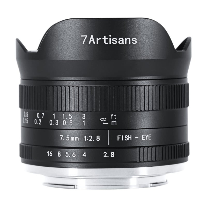 7artisans 75mm f28 Mark II APSC Fisheye Wide Angle Manual Fixed Lens for Canon R Mount Mirrorless Cameras R RP R5 R6 - Image 2