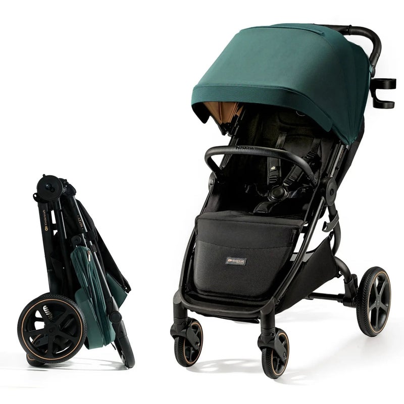 Kinderkraft - Mitzy Aluminum Flat-fold Stroller - Green - 24387 - Image 1