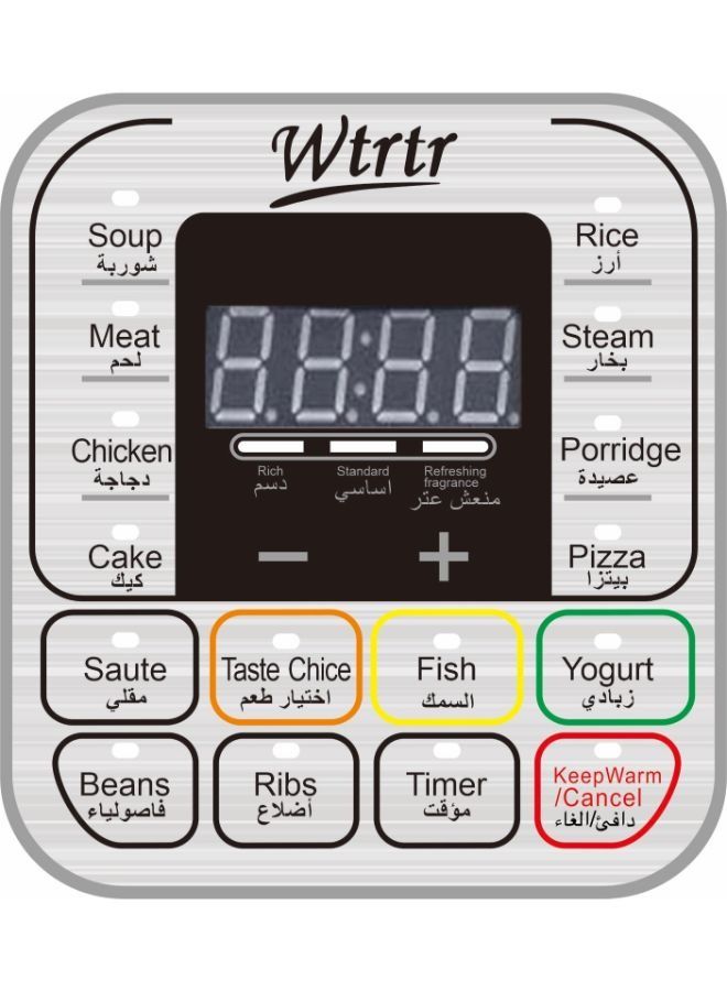 Wtrtr 13 Liters Stainless Steel Multifunctional Electric Pressure Cooker WTR-1308 (2 years Warranty) - Image 2